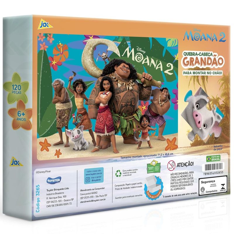 TYT3265---Quebra-Cabeca-Grandao---Moana-2---Disney---120-Pecas---Toyster-3