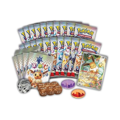 Box Pokémon-Treinador Avançado-scarlate e Violeta-Evoluções Prismáticas - Copag