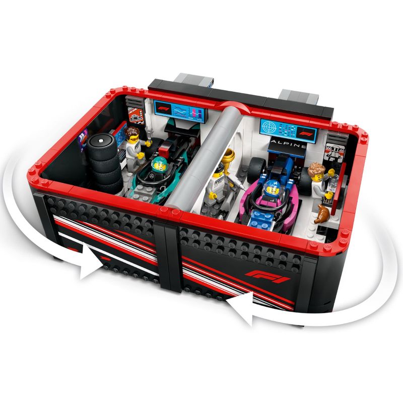 LEG60444 - LEGO City - Garagem F1 e carros Mercedes-AMG e Alpine - 678 Pecas - 60444 4.jpg