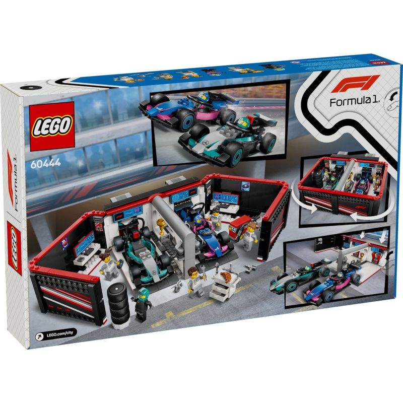 LEG60444 - LEGO City - Garagem F1 e carros Mercedes-AMG e Alpine - 678 Pecas - 60444 7.jpg