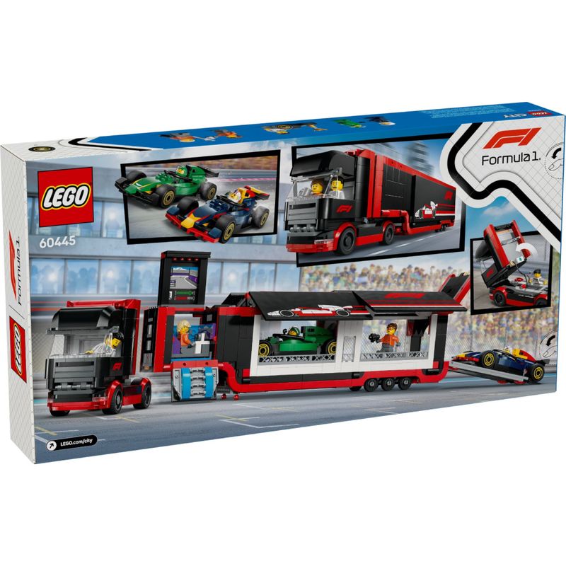 LEG60445 - LEGO City - Caminhao F1 com carros RB20 e AMR24 - 1086 Pecas - 60445 8.jpg