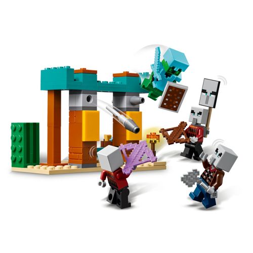LEGO Minecraft - A Patrulha do Deserto de Illager - 105 Peças - 21267
