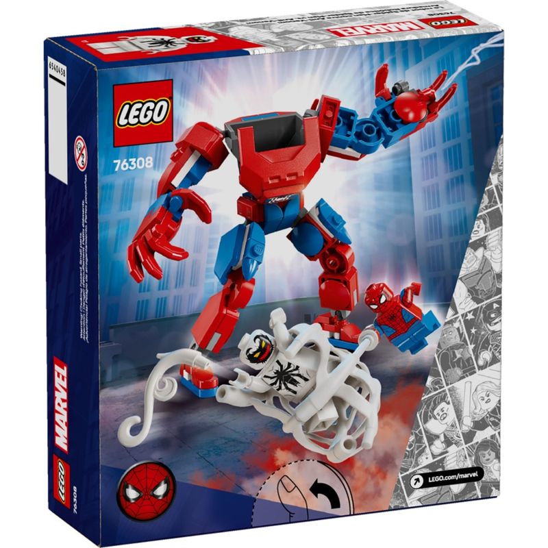 LEG76308 - LEGO Marvel - Robo do Homem-Aranha vs Anti-Venom - 107 Pecas - 76308 4.jpg