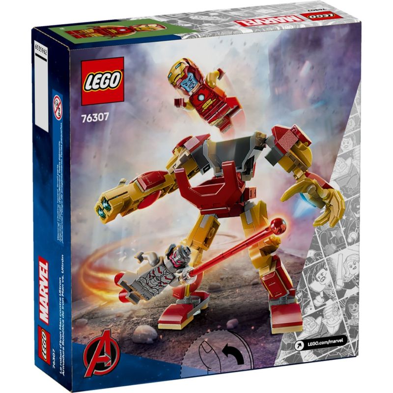 LEG76307 - LEGO Marvel - Robo do Homem de Ferro vs Ultron - 101 Pecas -76307 5.jpg