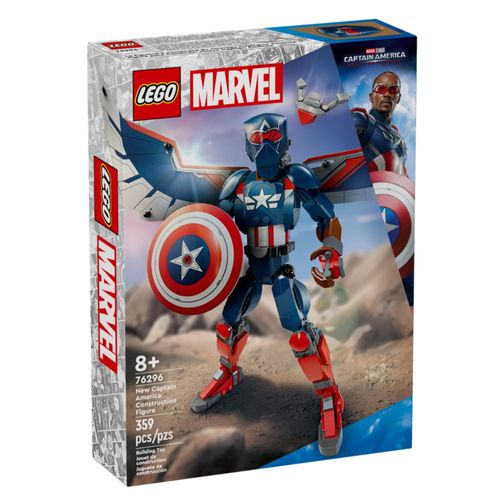 LEGO Marvel - Figura do Capitão América - 359 Peças - 76296