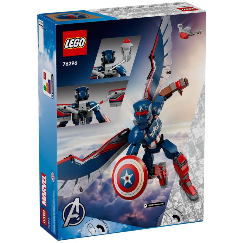 LEG76296 - LEGO Marvel - Figura do Capitao America - 359 Pecas - 76296 6.jpg