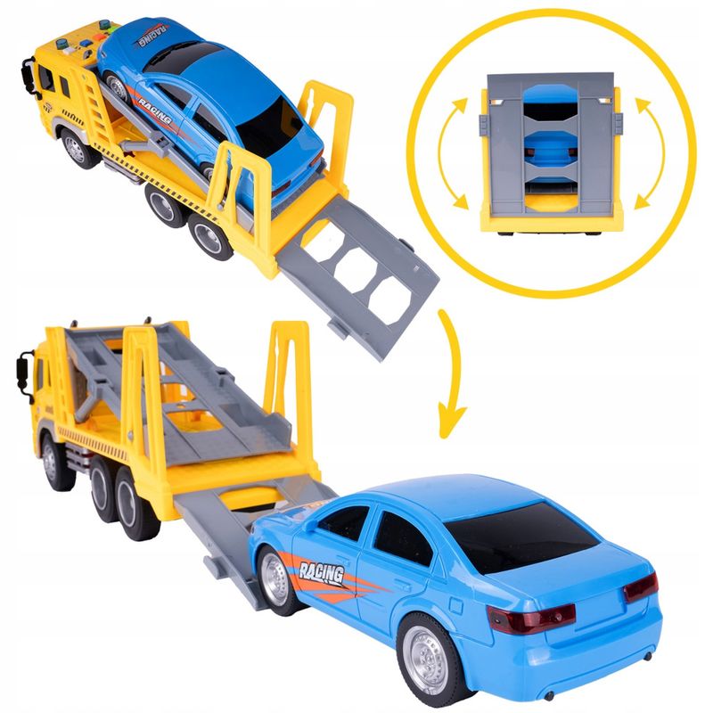 YES283822 - Caminhao Guincho com Friccao - Wrecker - Luz e Som - 26 cm - Yestoys 5.jpg