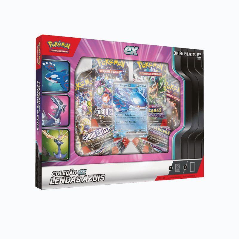 COP35266 KYOGRE - Box de Cartas Pokemon - Kyogre Ex - Colecao Lendas Azuis - Copag 1.jpg