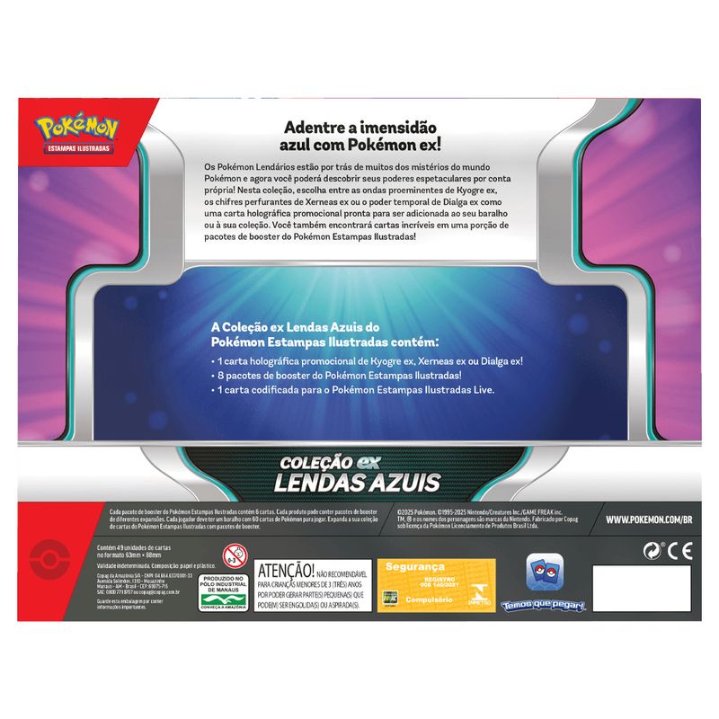 COP35266 DIALGA - Box de Cartas Pokemon - Dialga Ex - Colecao Lendas Azuis - Copag 2.jpg