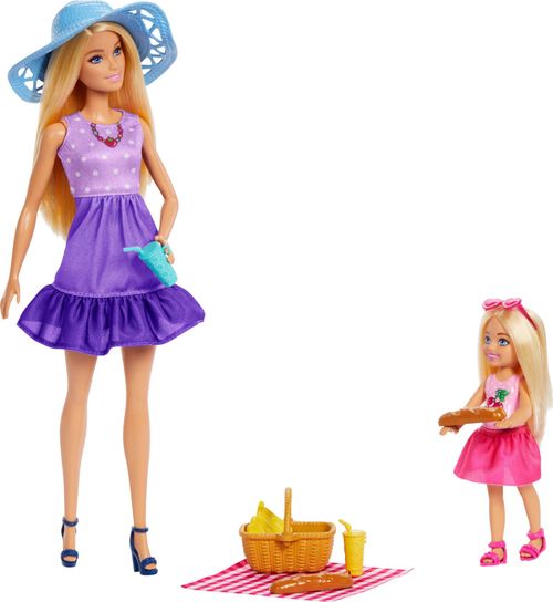 Conjunto Bonecas Barbie - Barbie Malibu e Chelsea - Family & Friends - Mattel