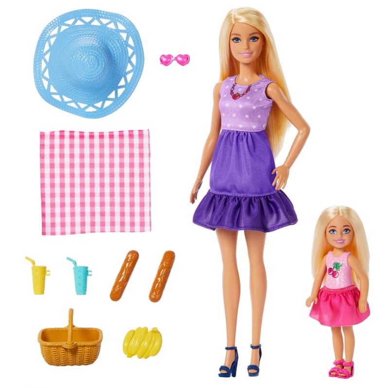 MATJBF43 - Conjunto Bonecas Barbie - Barbie Malibu e Chelsea - Family - Friends - Mattel 3.jpg