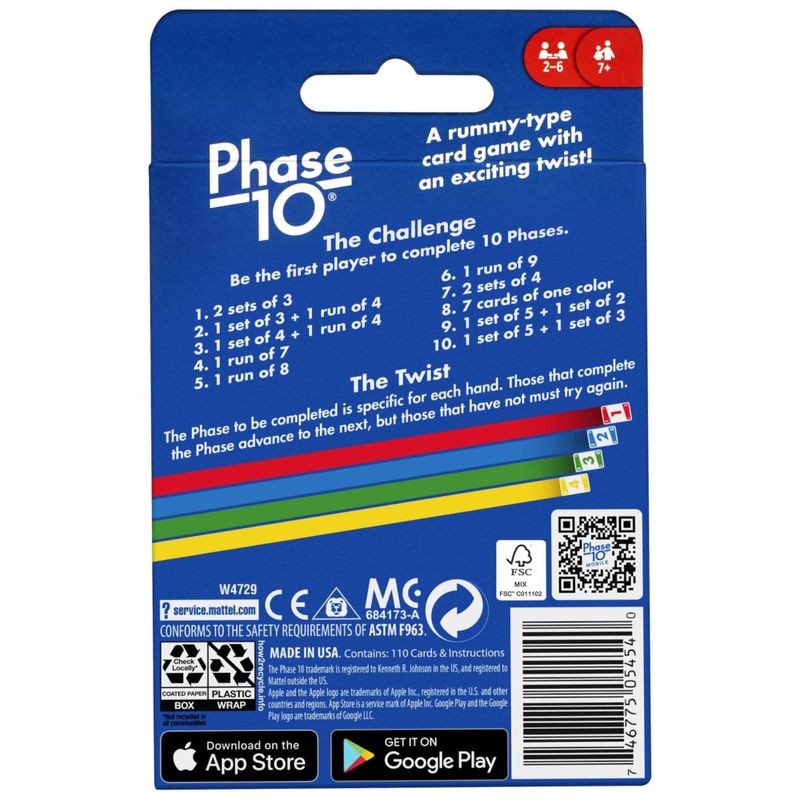 MATW5800 - Jogo de Cartas - Phase 10 - Mattel 4.jpg