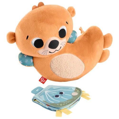Pelúcia Interativa 2 em 1 com Sons - Tapete de Atividades de Lontra - Fisher-Price