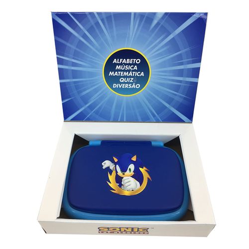 Laptop Infantil - Sonic Bilíngue - Sonic The Hedgehog - Candide