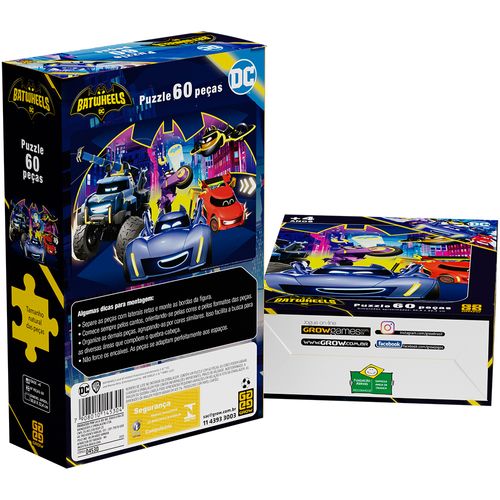 GRO04529 - Quebra-Cabecas Gigante - Batwheels - DC - 60 Pecas - Grow 3.jpg
