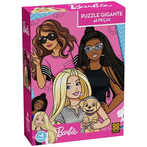 Quebra-Cabeças Gigante - Barbie - 48 Peças - Grow