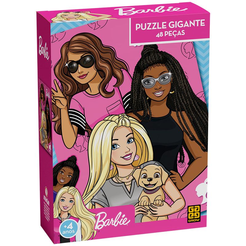 GRO04423 - Quebra-Cabecas Gigante - Barbie - 48 Pecas - Grow 1.jpg