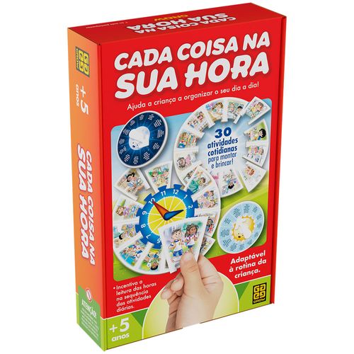 Jogo Educativo - Cada coisa na sua Hora - Grow
