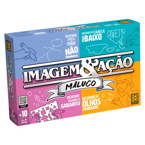 Jogo de Tabuleiro - Imagem e Ação Maluco - Grow