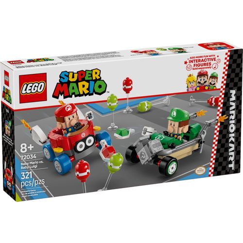 LEGO Super Mario - Baby Mario vs Baby Luigi - 321 Peças - 72034