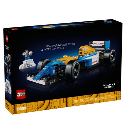 LEGO Icons - Williams Racing FW14B e Nigel Mansell - 799 Peças - 10353