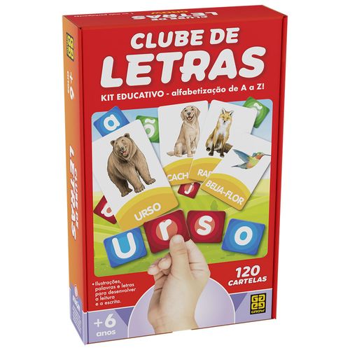 Jogo Educativo - Clube de Letras - Grow