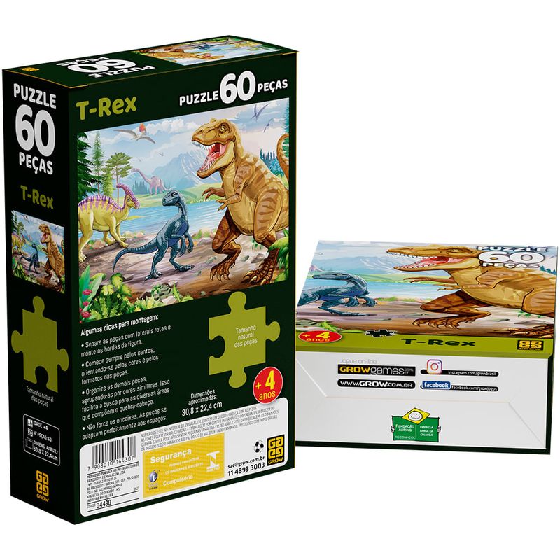 GRO04430 - Quebra-Cabecas - T-Rex - 60 Pecas - Grow 3.jpg