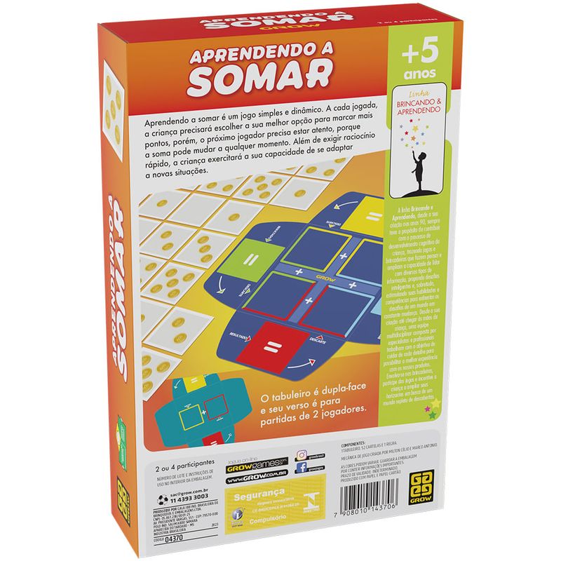 GRO04370 - Jogo Educativo - Aprendendo a Somar - Grow 4.jpg