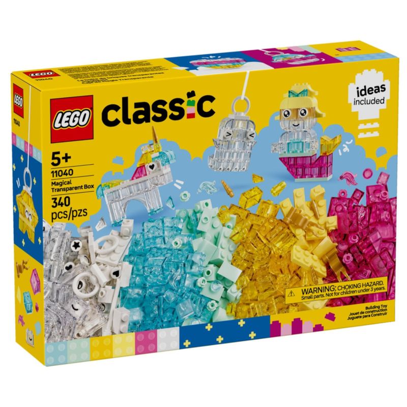 LEG11040 - LEGO Classic - Caixa Transparente Magica - 340 Pecas - 11040 1.jpg