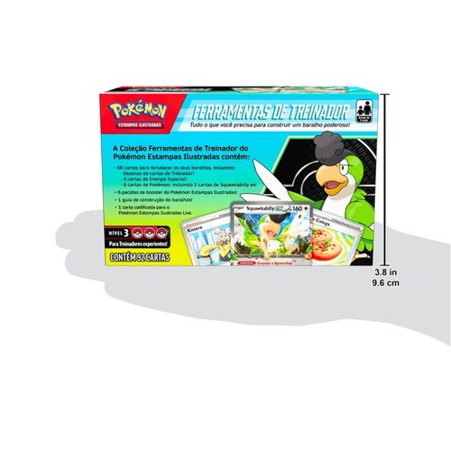 Box Pokémon - Squawkabilly Ex - Ferramentas de Treinador - Copag