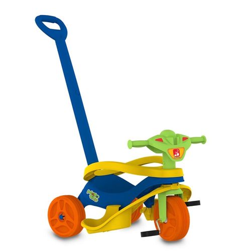 Triciclo Infantil - Mototico Passeio e Pedal - Azul - Bandeirante