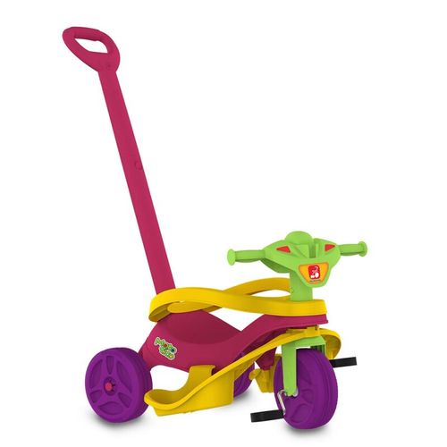 Triciclo Infantil - Mototico Passeio e Pedal - Rosa - Bandeirante