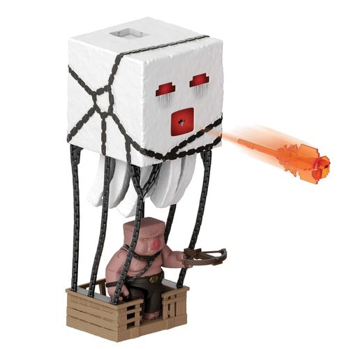 Conjunto Minecraft - Ataque Explosivo do Ghast - Minecraft O Filme - Mojang - Luz e Som - Mattel
