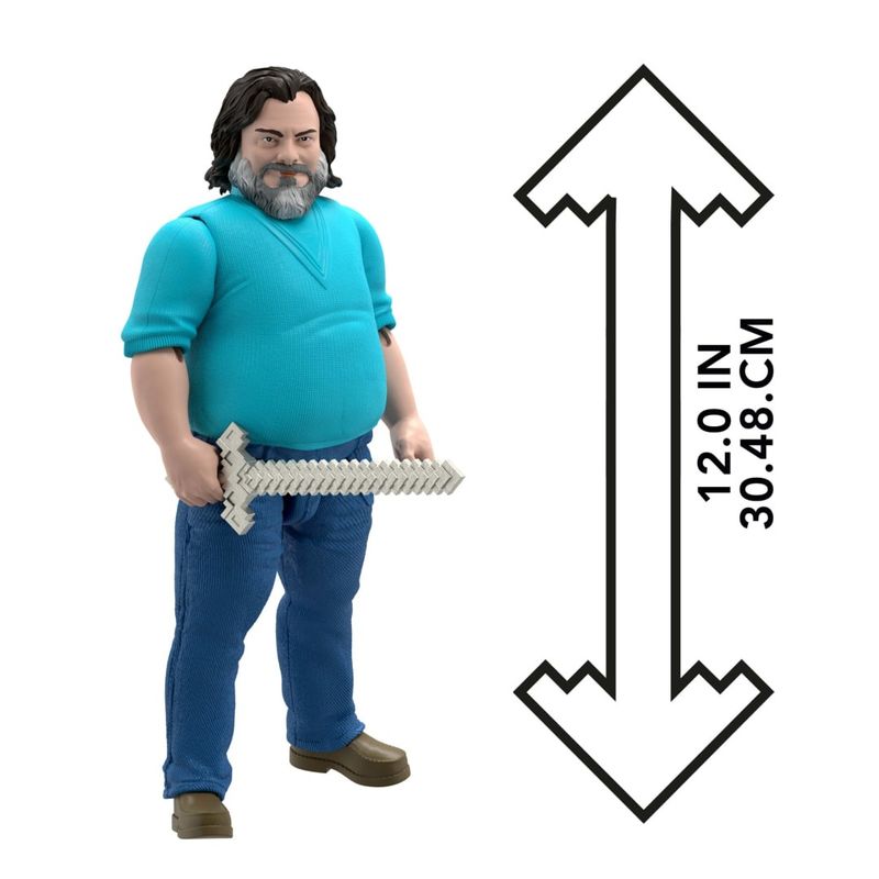 MATJFR65 JGG67 - Figura Articulada Steve - Minecraft O Filme - Mojang - 30 cm - Mattel 4.jpg
