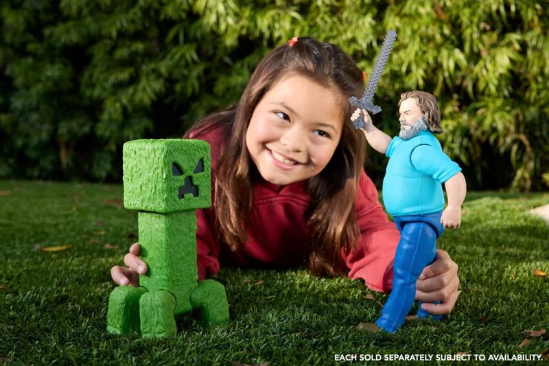 MATJFR65 JFR66 - Figura Articulada Creeper - Minecraft O Filme - Mojang - 30 cm - Mattel 7.jpg