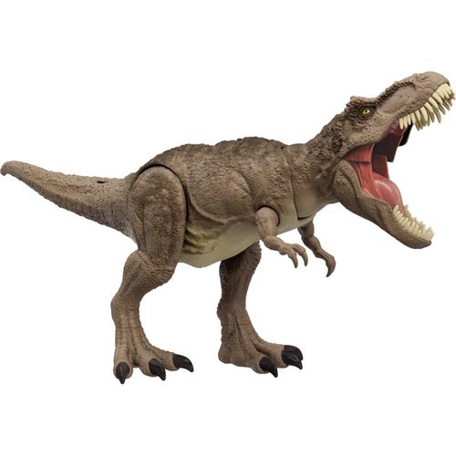 Dinossauro Articulado com Som - Tiranossauro Rex - Ataque Massivo - Jurassic World - 53 cm - Mattel