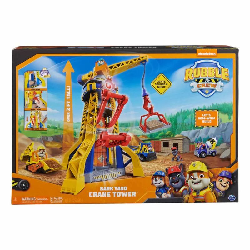 Playset Patrulha Canina - Torre de Guindaste - Rubble - Crew - Sunny 2.jpg