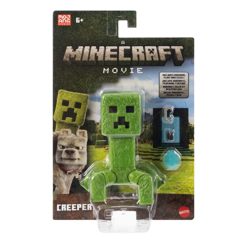 MATJFR44 JFR58 - Figura Creeper - Minecraft o Filme - Mojang - 10 cm - Mattel 2.jpg