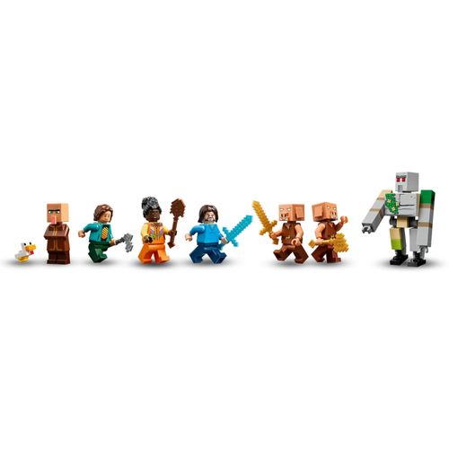 LEGO Minecraft - O Ataque da Vila do Balão Ghast - 555 Peças - 21273