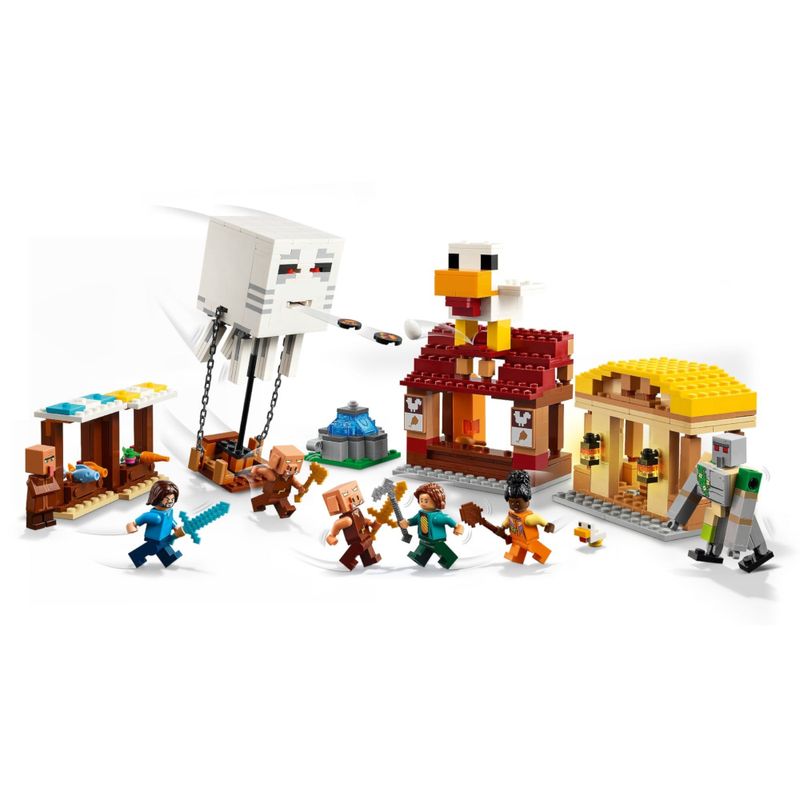LEG21273 - LEGO Minecraft - O Ataque da Vila do Balao Ghast - 555 Pecas - 21273 5.jpg