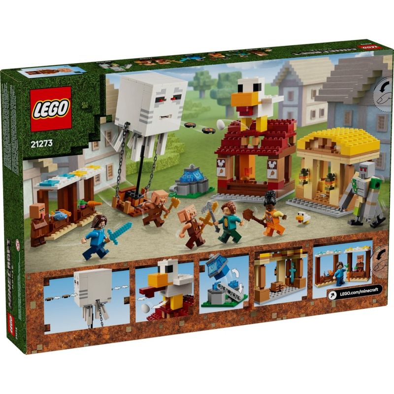 LEG21273 - LEGO Minecraft - O Ataque da Vila do Balao Ghast - 555 Pecas - 21273 6.jpg