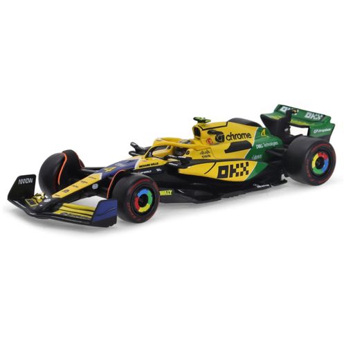 Carro em Miniatura - McLaren MCL38 Senna Tribute com Base - 1/43 - Maisto