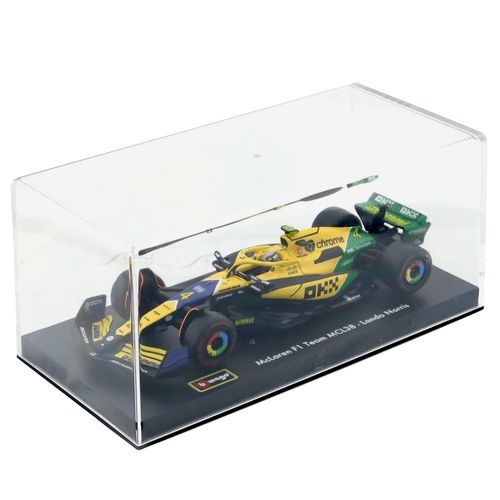 Carro em Miniatura - McLaren MCL38 Senna Tribute com Base - 1/43 - Maisto