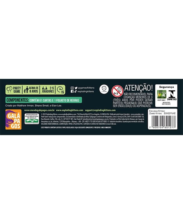 ILHEXK621 - Jogo de Cartas - Exploding Kittens Zombie Kittens - Galapagos 3.jpg
