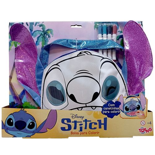 Bolsa para Colorir - Stitch - Disney - Toyng