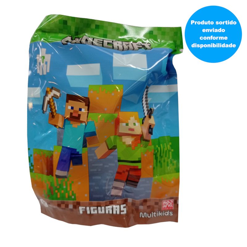 MLABR2449 - Mini Figura Surpresa - Minecraft - Mojang - Sortido - Multikids 1.jpg