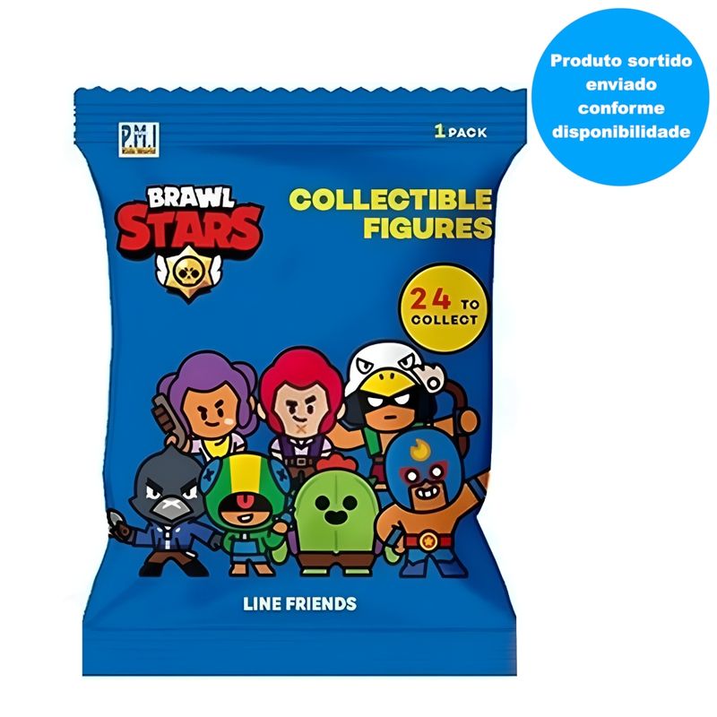 MLABR2439 - Mini Figura Surpresa - Brawl Stars - Line Friends - Sortido - Multikids 1.jpg