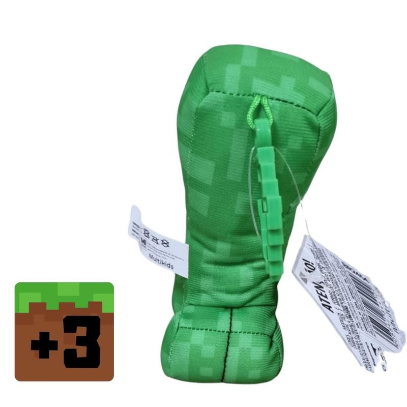 MLABR2454 E - Pelucia Minecraft - Creeper - Mojang - 13 cm - Multikids 3.jpg