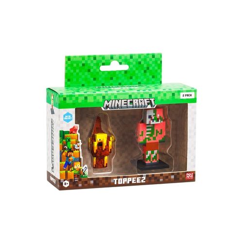 Conjunto Minecraft - Blaze e Piglin-Zumbi - Mojang - Multikids