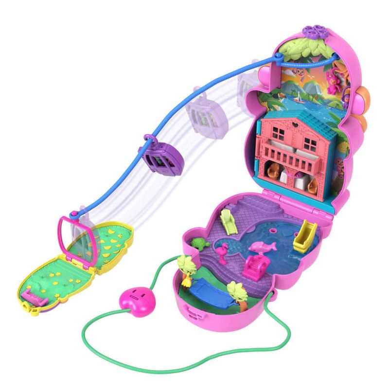 MATGKJ93 HWP04 - Playsey Polly Pocket - Mae Macaco e seu Bebe - Mattel 2.jpg